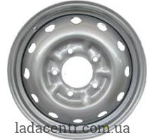 Диск колеса ВАЗ 2123 Нива 15" серебр.метал ЗАВОД