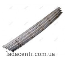 Решетка облицовки радиатора ВАЗ 2170 (черная 4 полосы) ООО "Остров"