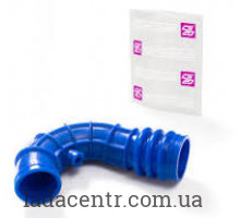 Шланг впускной трубы ВАЗ 2111 8 клапан.(хобот) синий силикон CS-20