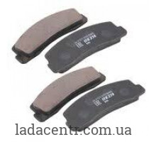 Колодка тормозная передняя ВАЗ 2121-214, 2123 (к-т 4 шт.) кор. уп. КА-2