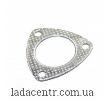 Прокладка  приёмной трубы ВАЗ 2110 (треуголка) металлперф.САМЗАЗ