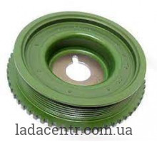 Демпфер крутильных колебаний 2112 (резинометаллический) зелёный САМЗАЗ