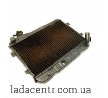 Радиатор охлаждения ВАЗ 2101,21011,2102  медно-латунный 2х рядн,Iran Radiator Co