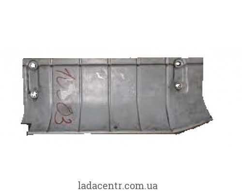 Экран защитный пола кузова ВАЗ 2110 над глушителем ЗАВОД