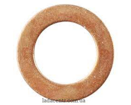 Шайба медная 10*1,5 мм (тормозной шланг)  ЗАВОД