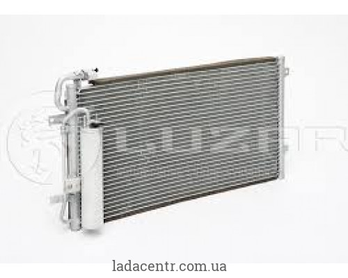 Радиатор  кондиционера ВАЗ 2170 (Halla) с ресивером ЛУЗ@Р