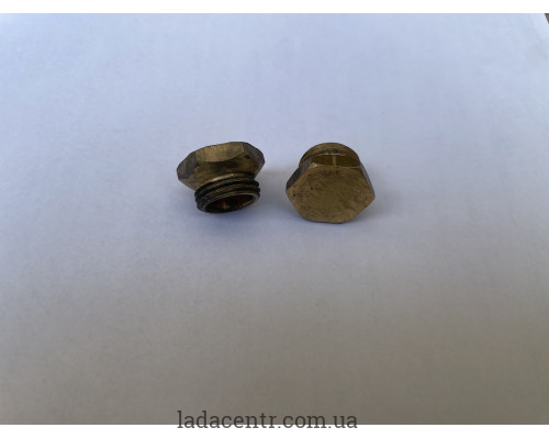 Заглушка фільтра паливного карбюратора Озон ВАЗ 2101-07 бронзова ДААЗ