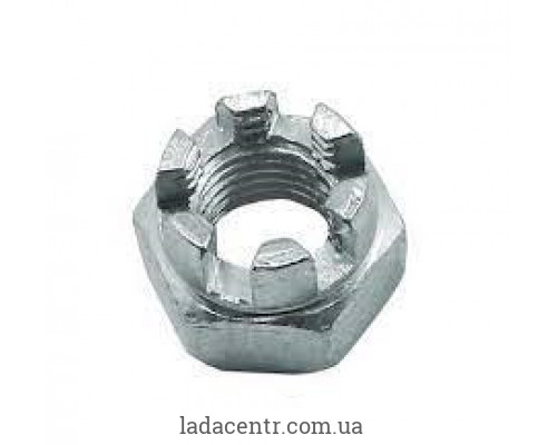 Гайка М14х1,5 тяги кермової трапеції ВАЗ 2101-07,2121 корончаста БелЗАН