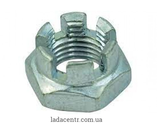 Гайка М14х1,5 тяги кермової трапеції ВАЗ 2101-07,2121 корончаста БелЗАН