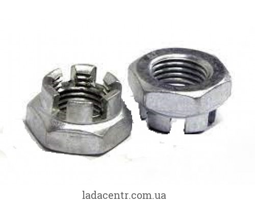 Гайка М14х1,5 тяги рулевой трапеции ВАЗ 2101-07,2121 корончатая БелЗАН