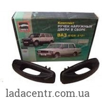 Євроручки двері зовнішні ВАЗ 2103, 2106,2131 чорні (комплект 4 шт.), ТЮН-АВТО