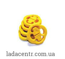 Подушка подвески глушителя ВАЗ 2108 (пряник) полиуретан желтый кт 5 шт. CS-20