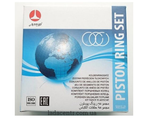 Кольца AMP 80,0 (PR-LAD-44-2803-100) цельные/чугунные