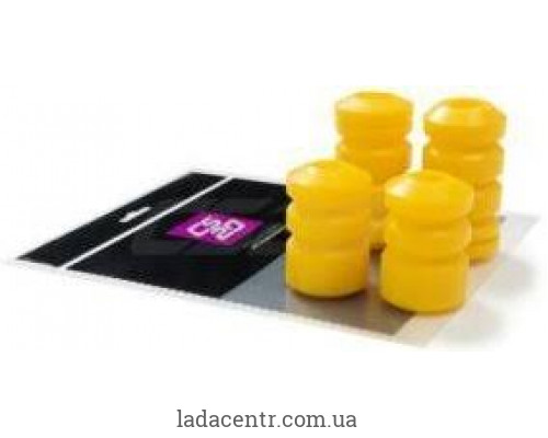 Отбойник амортизатора ВАЗ 2110 перед+задн к-т 4шт.полиуретан желтый CS-20