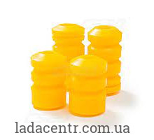 Отбойник амортизатора ВАЗ 2110 перед+задн к-т 4шт.полиуретан желтый CS-20