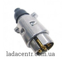 Разьем для прицепа металл АЭА (папа) 12 V  Balaton elektro