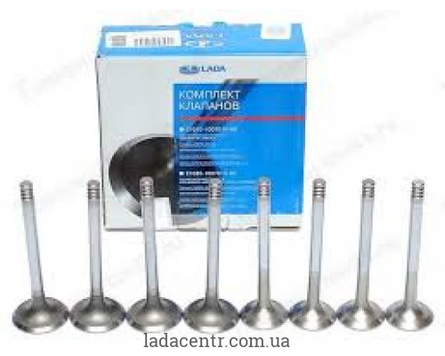 Клапан ГРМ ВАЗ 2108 дв. 1,5л, к-т (впуск/выпуск) кор. уп. ГАЗ, УАЗ дв. ЗАВОД