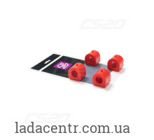 Втулки стабилизатора ВАЗ 2101 (к-кт 4шт) (красный полиуретан)"CS-20"