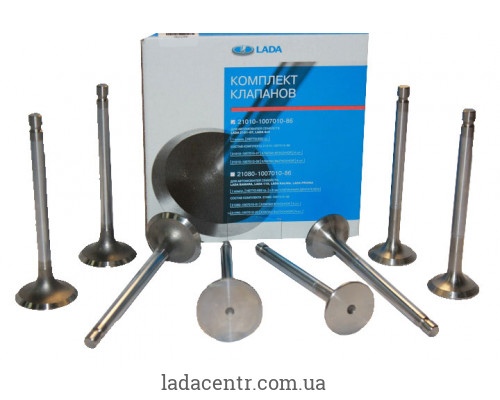 Клапан ГРМ ВАЗ 2101-07, 2121-23 к-т (впуск/выпуск) кор. уп. АвтоВАЗ