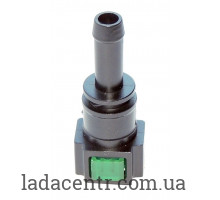 Соединитель топливного трубопровода ВАЗ-1118 в сборе (прямой), ROSTECO