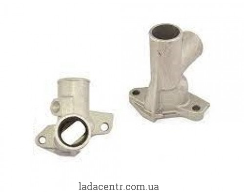 Патрубок водяной ВАЗ 2101-07 головки блока выпускной "тройник" ЗАВОД