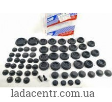 Комплект заглушек кузова ВАЗ 2110 (резиновые) (84шт) CS-20