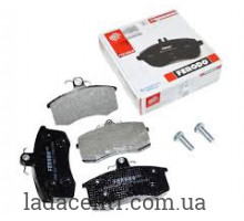 Колодка тормозная передняя ВАЗ 2108-099, 2113-15 (к-т 4 шт.) кор. уп. Ferodo