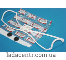 Прокладка клапанной крышки + 2 втулки ВАЗ-2108,1118 (8 v.) белый силикон  БРТ