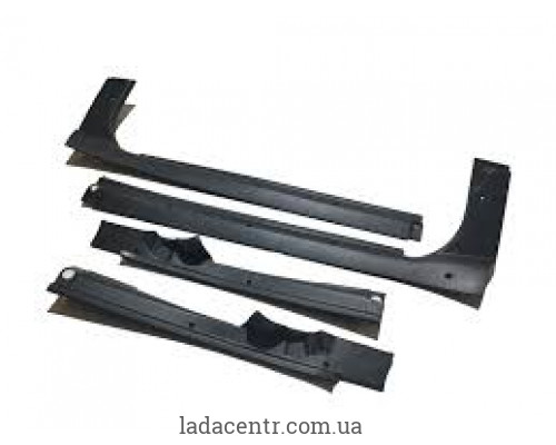 Облицовка порога пола ВАЗ 2110 (порог внутренний)  кт 4штуки ООО «КАМПЛАСТ-Т»