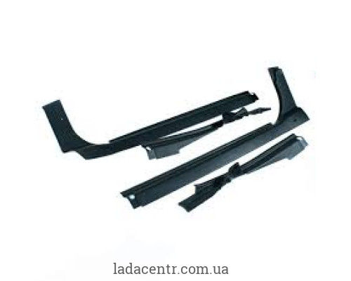 Облицовка порога пола ВАЗ 2110 (порог внутренний)  кт 4штуки ООО «КАМПЛАСТ-Т»