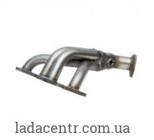 Коллектор выпускной ВАЗ 2112 16v (место катализатора) 1лямда ЗАВОД