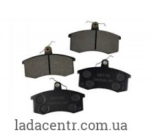 Колодка тормозная передняя ВАЗ 2108-099, 2113-15 (к-т 4 шт.) кор. уп. SKADI