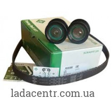 Ремень+2 ролика (кт) ВАЗ 2110-2112  16кл. (530 0554 10) INA