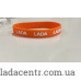 Браслет силиконовый оранжевый LADA 8460095249