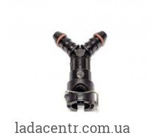 Соединитель топливного трубопровода ВАЗ 21082 в сборе (рогатка) ЗАВОД