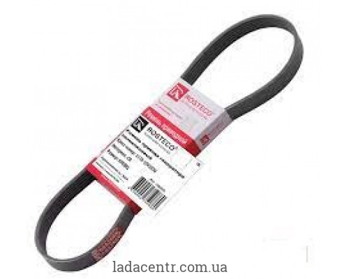 Ремінь 825 приводу допоміжних агрегатів ВАЗ 2190 (Гранта) ROSTECO
