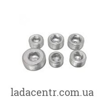 Заглушка головки блока ВАЗ 2101-2107,2121 (алюминевые) (6 шт) ЗАВОД