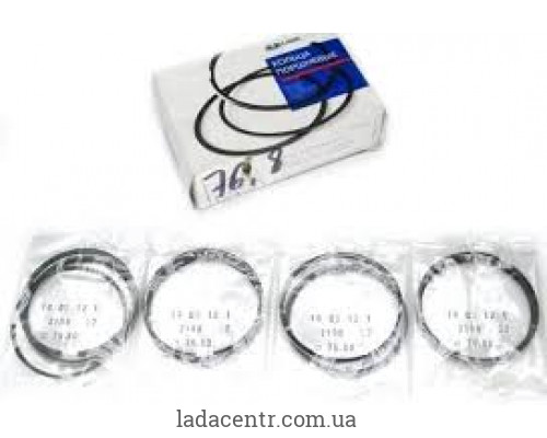 Кольца поршневые ВАЗ (76,8 хром) 2108-1000100-32  ЗАВОД