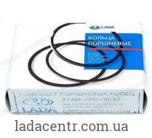 Кольца поршневые ВАЗ (79,8 хром) 2106-1000100-32 ЗАВОД