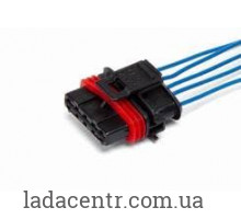 Разъем датчика массового расхода воздуха (ДМРВ) ВАЗ 2108-15  с проводами ЗАВОД