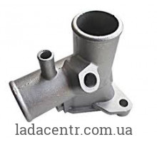 Патрубок водяной ВАЗ 21073-74, 21214, 2123 инж. головки блока выпускной ЗАВОД