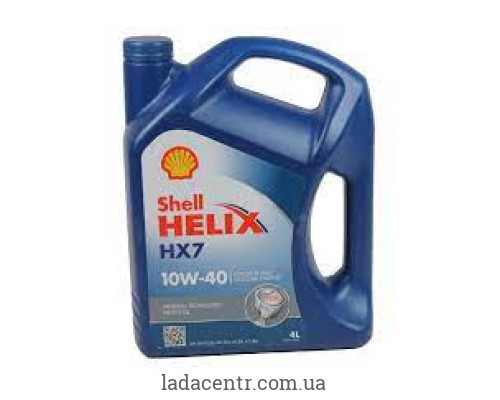 Масло ДВС 10W-40 SHELL HELIX HX7 4л.полусинтетика Масло ДВС 10W-40 SHELL HELIX HX7 4л.полусинтетика