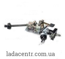 Вал рулевого управления  с замком зажигания ВАЗ 21103-12 в сб. ЗАВОД