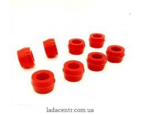 Комплект крепления амортизатора заднего ВАЗ 2101-07 красный полиуритан CS-20