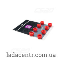 Комплект крепления амортизатора заднего ВАЗ 2101-07 красный полиуритан CS-20