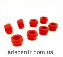Комплект крепления амортизатора заднего ВАЗ 2101-07 красный полиуритан CS-20
