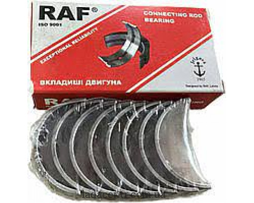 Вкладыши ВАЗ-2101-09 шатунные d+0.50 2101-1000104-12 RAF Вкладыши ВАЗ-2101-09 шатунные d+0.50 2101-1000104-12 RAF