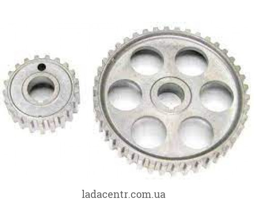 Шкив распредвала+шкив коленвала ВАЗ 2108-09 зубчатый "ДААЗ"