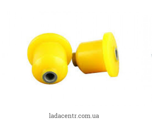 Сайлентблок задней балки (шарнир) ВАЗ 2110,2190 красный полиуритан 2 шт. САМЗАЗ