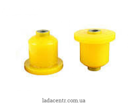 Сайлентблок задней балки (шарнир) ВАЗ 2110,2190 красный полиуритан 2 шт. САМЗАЗ